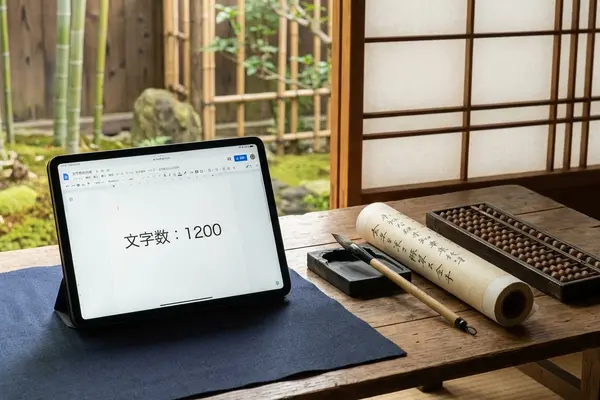 メモアプリで文字数をカウントする方法