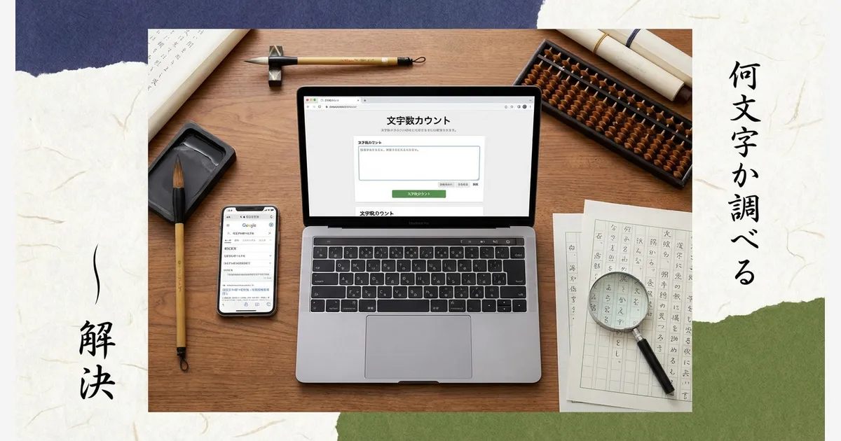 何文字か調べる方法