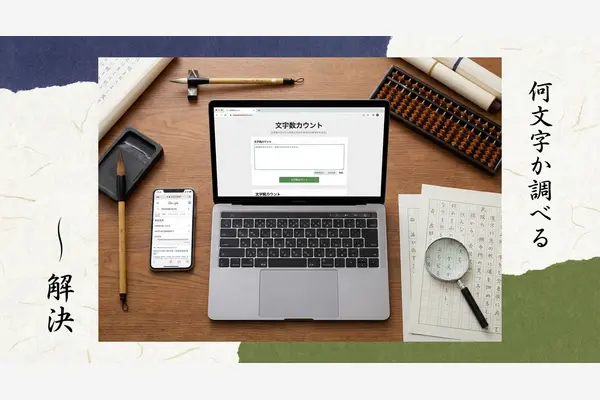 何文字か調べる方法