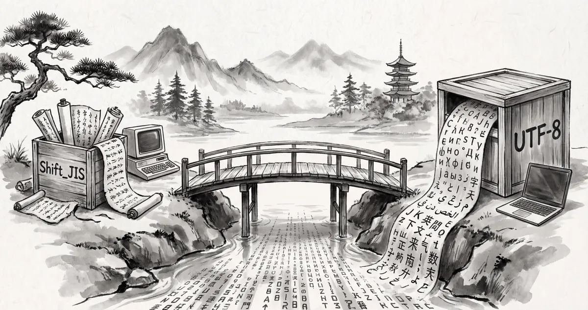Shift_JISとUTF-8の違い