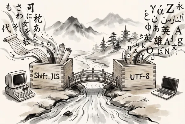 Shift_JISとUTF-8の違い